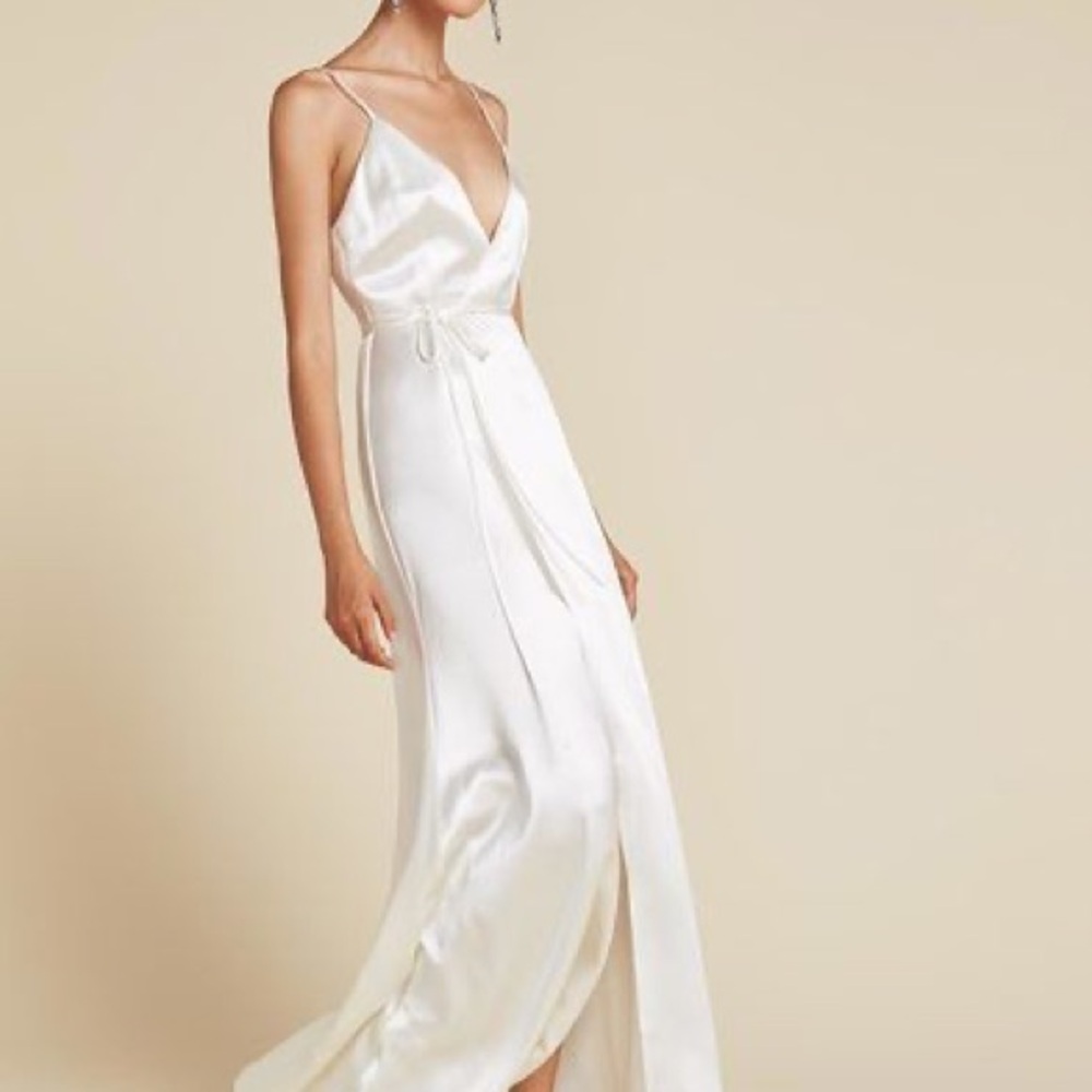 Reformation Alexandria Silk Dress